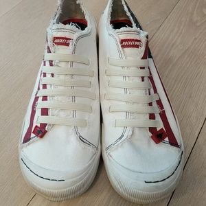 American flag rocket dog shoes